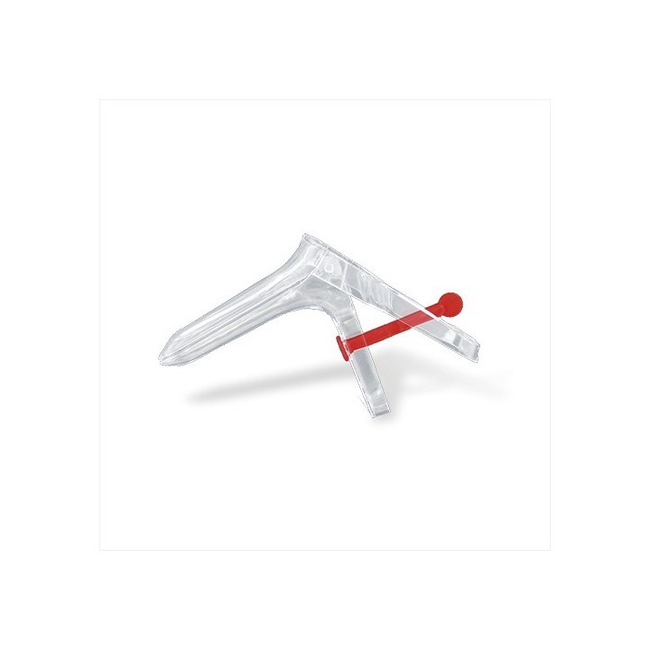 Speculum vaginal moyen (rouge) à usage unique à La Réunion