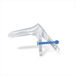 Speculum vaginal petit (bleu) à usage unique à La Réunion