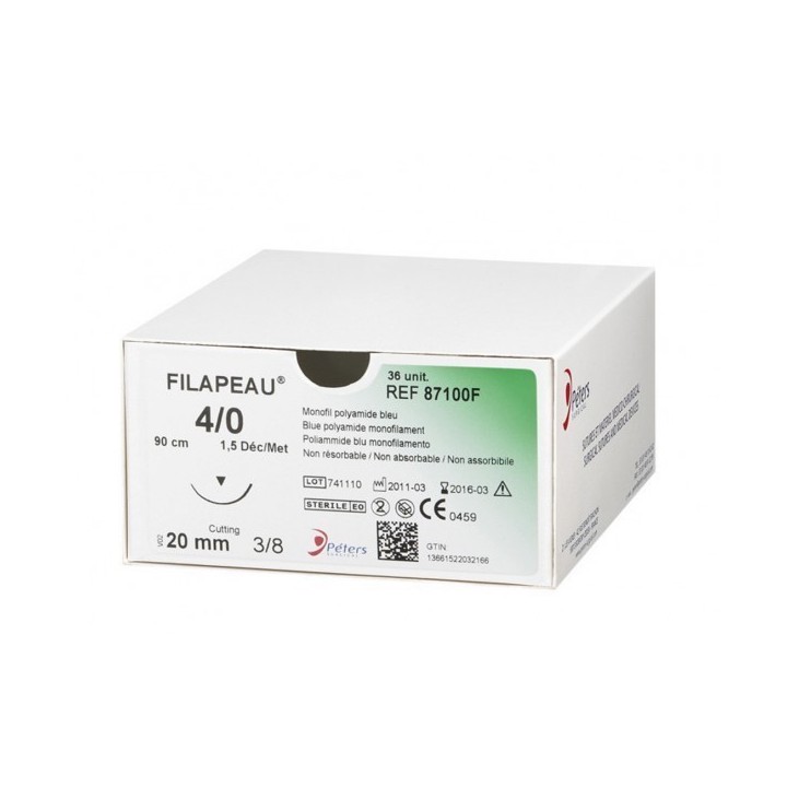 Fils de suture non résorbable 4/0 à La Réunion