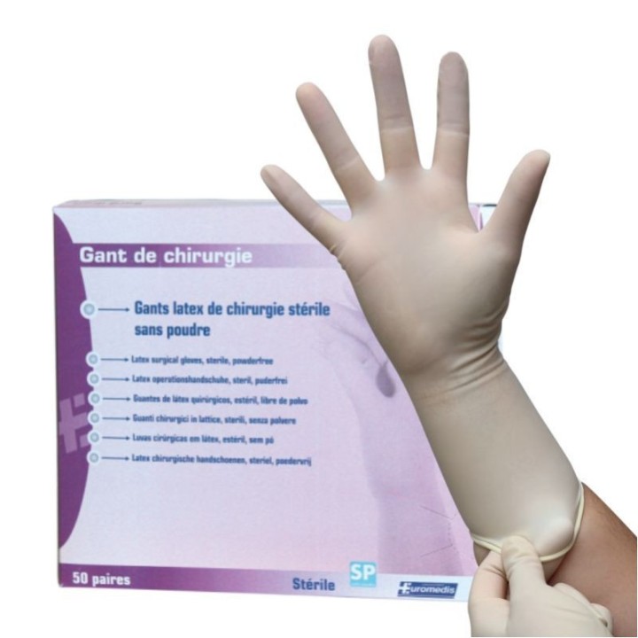 Vente de gants stériles en Latex à La Réunion
