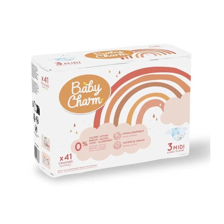 Couches pour bébés 4-9 kg à La Réunion | sachet de 41