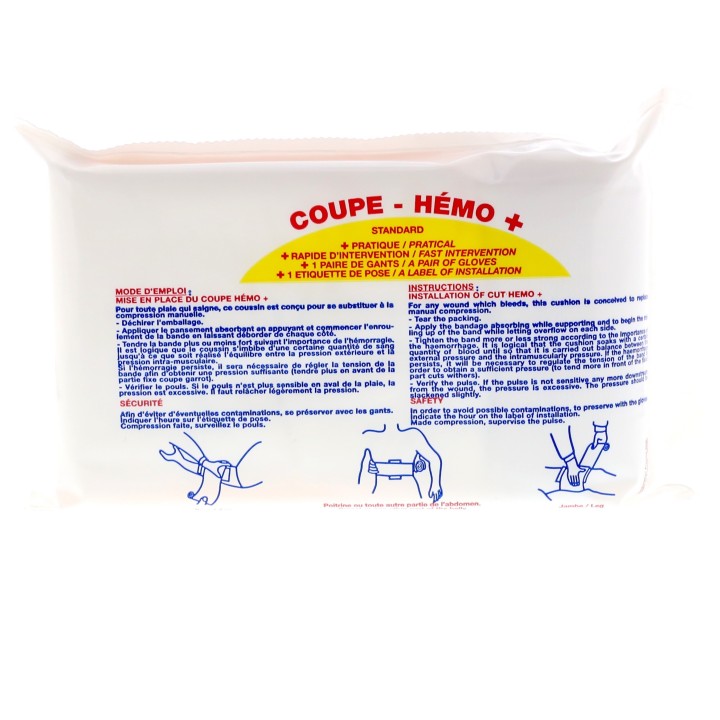 Coussin hémostatique à La Réunion | Coupe-hémorragie
