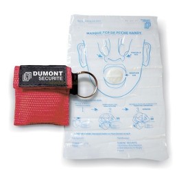 Masques RCP à La Réunion| Pochette porte-clef de secours