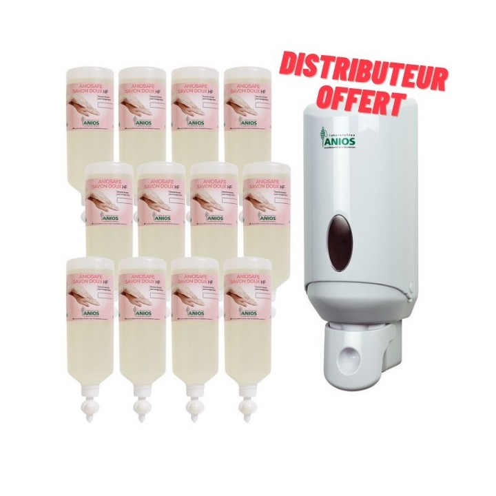 Carton de 12 flacons d'Aniosafe 1L à La Réunion