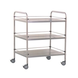 Guéridon en inox 3 plateaux à La Réunion | Vente & Livraison