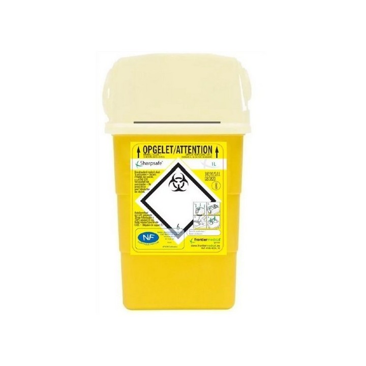 Collecteur de déchets médicaux DASRI 1L à La Réunion