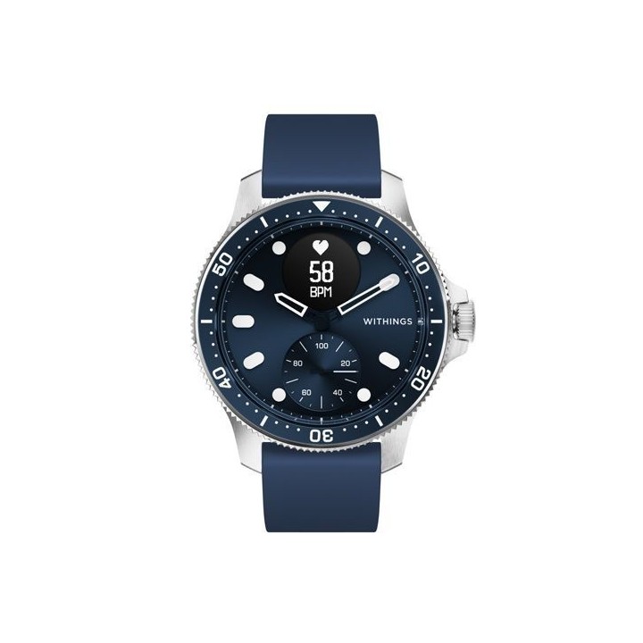 Montre ECG connectée Réunion - NOVA Scanwatch 43mm Bleue