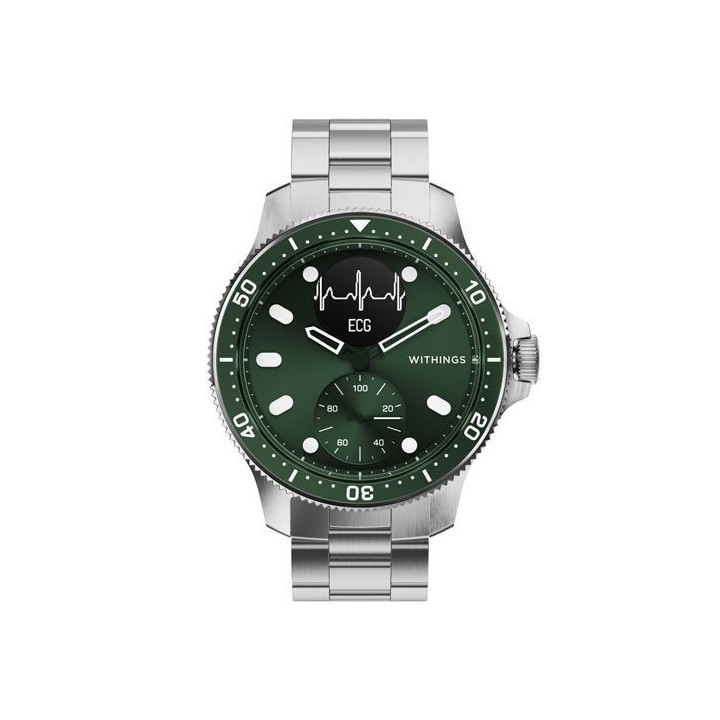 Montre connectée Réunion - NOVA Scanwatch 43mm Verte