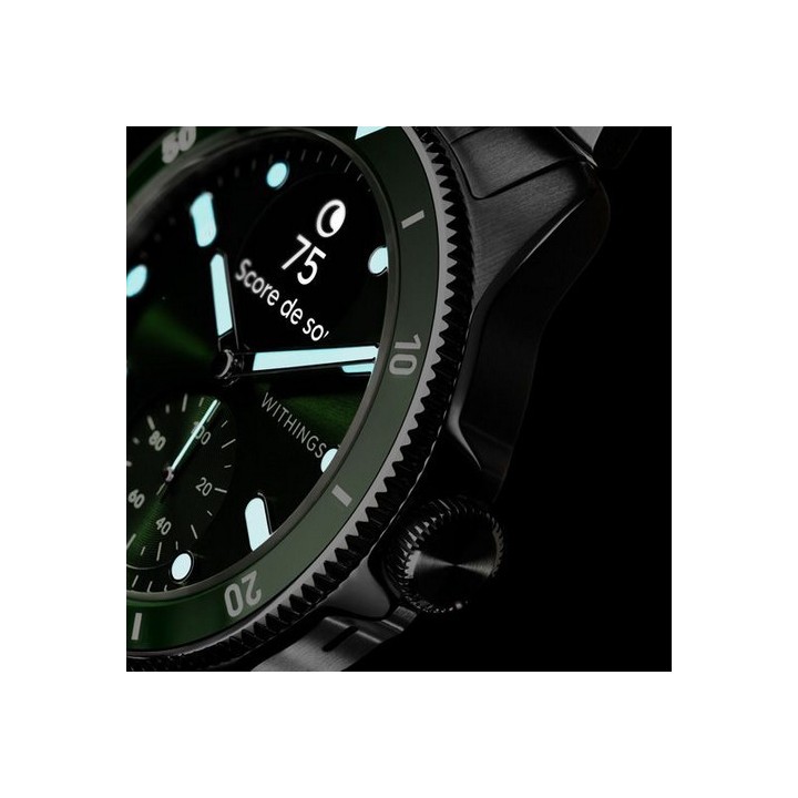 Montre connectée Réunion - NOVA Scanwatch 43mm Verte