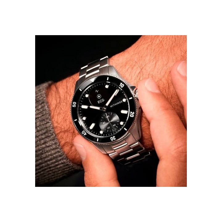 Montre ECG connectée Réunion - NOVA Scanwatch 43mm Verte