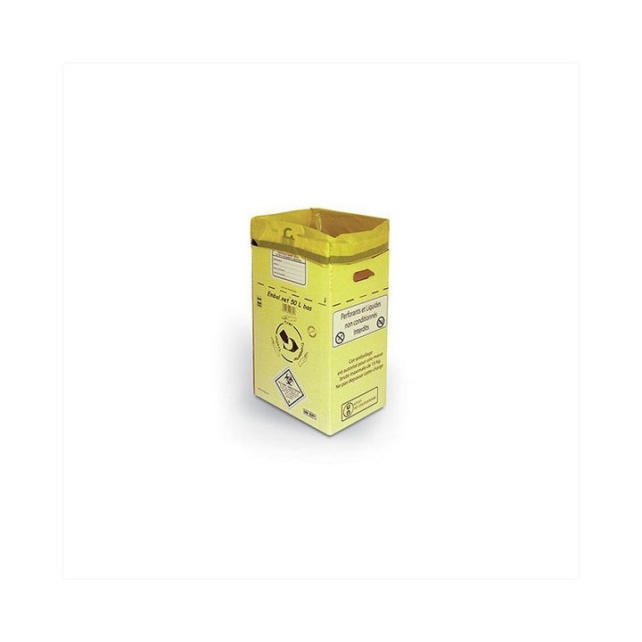 Collecteur Réunion - Carton de déchet médical DASRI 50L