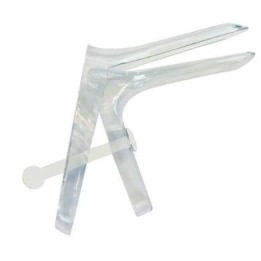 Speculum vaginal vierge (blanc) à usage unique à La Réunion