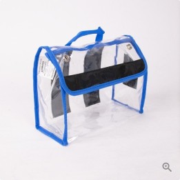 Pochette transparente Cristal M Bleue à La Réunion
