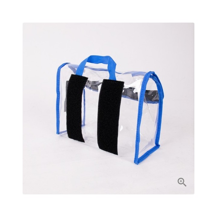 Pochette transparente Cristal M Bleue à La Réunion