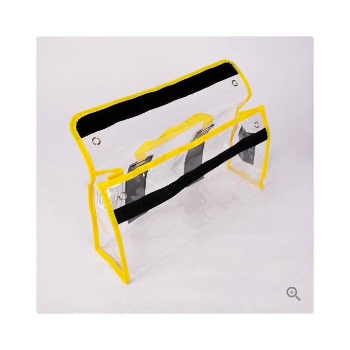 Pochette transparente Cristal L Jaune à La Réunion