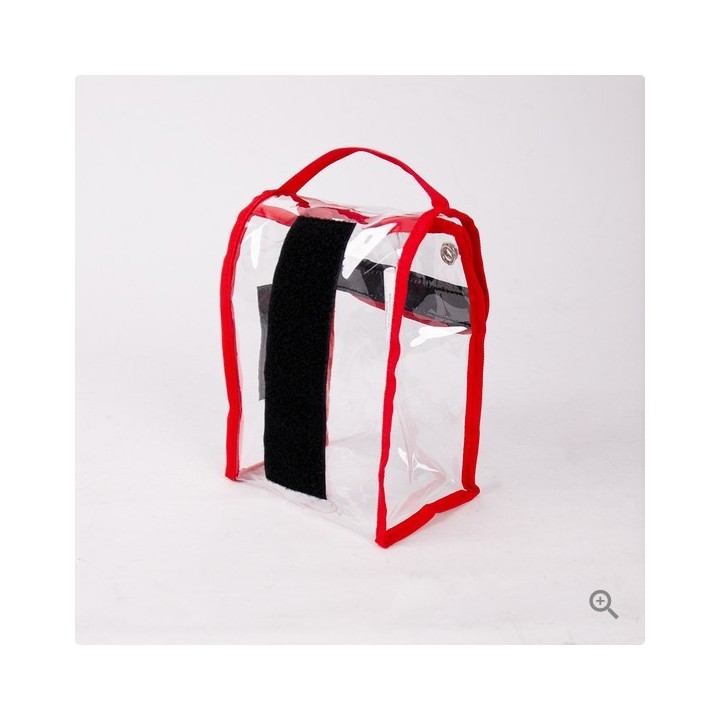 Pochette transparente Cristal S Rouge à La Réunion