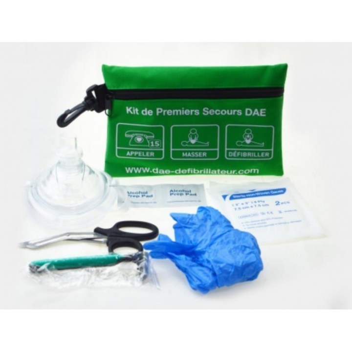 Kit 1er secours RCP pour Défibrillateur à La Réunion