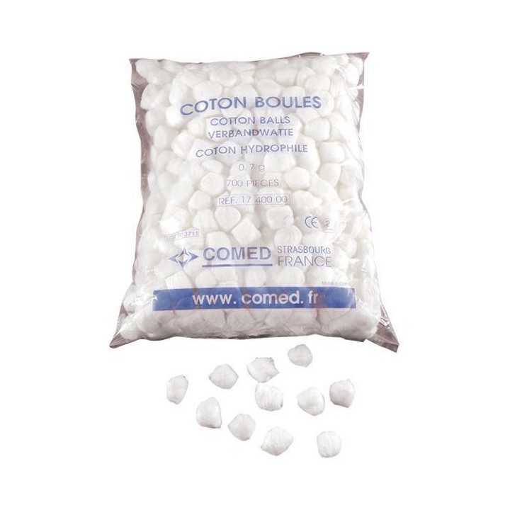 Coton boule sachet de 700 à La Réunion