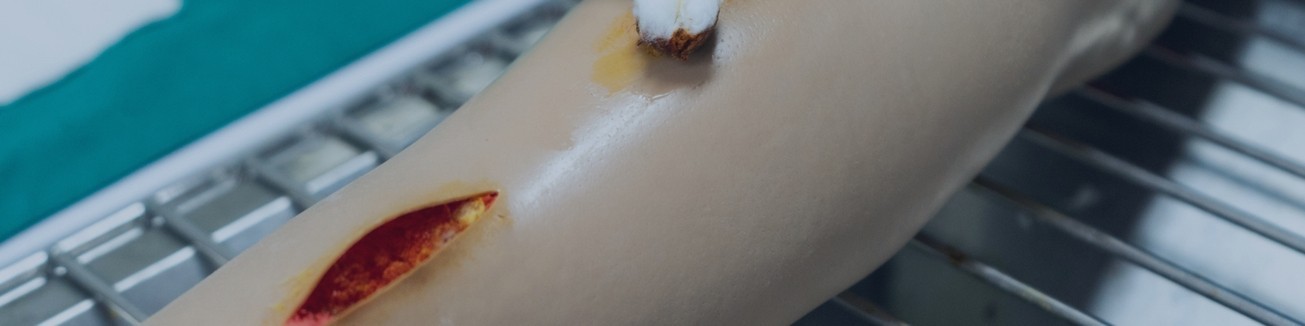 Maquillage blessure pour formation SST à La Réunion
